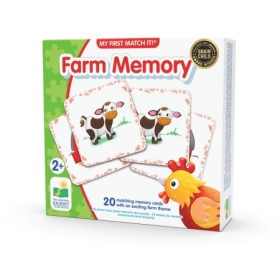 Joc de memorie pentru dezvoltarea creierului Animale de la ferma 2-5 ani